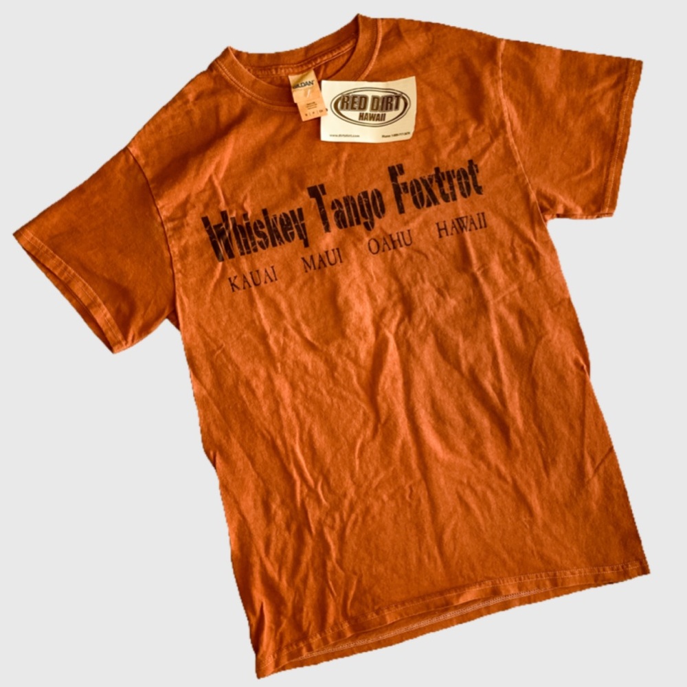 NWT Original Kauai Hawaii Red Dirt Shirt WTF sz S